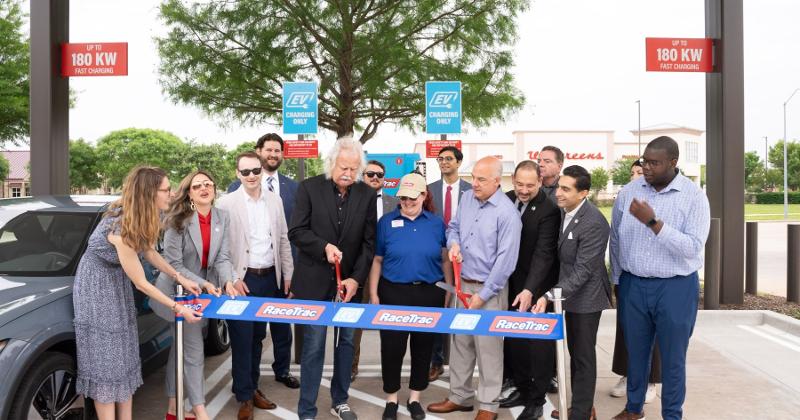 RaceTrac EV charger in Dallas